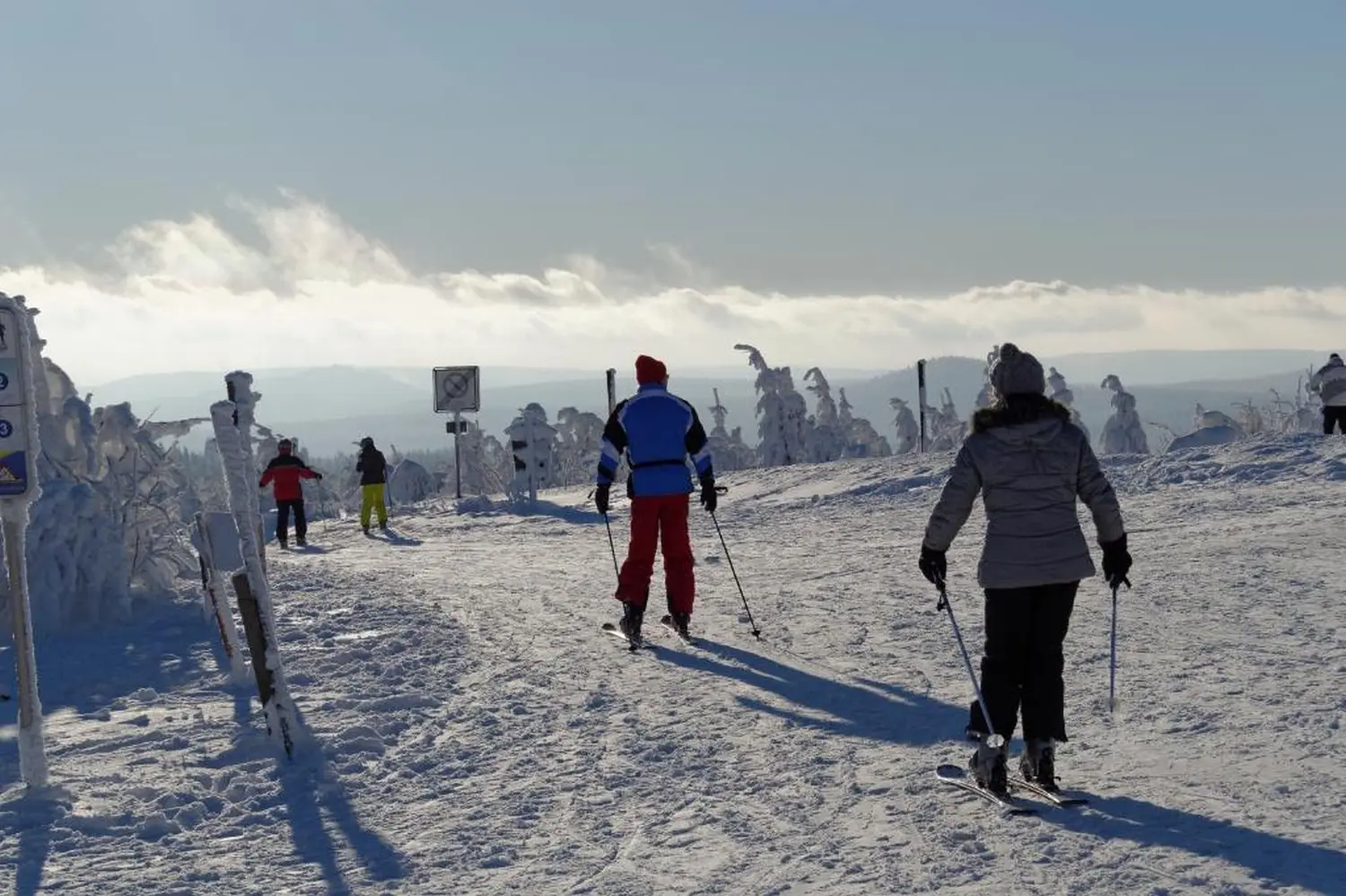 Winterbilder von Landidyll Breitenbrunn Erzgebirge
